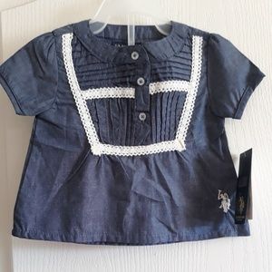 US Polo ASSN BABY GIRL TOP